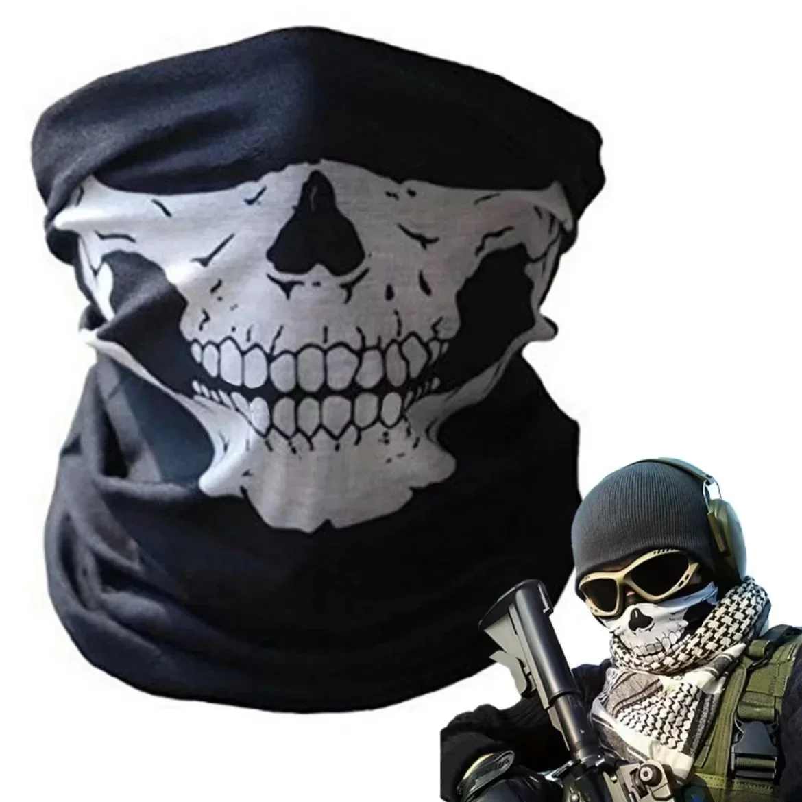 Balaclava Ski Mask - Crâne hommes cagoule masque de Ski