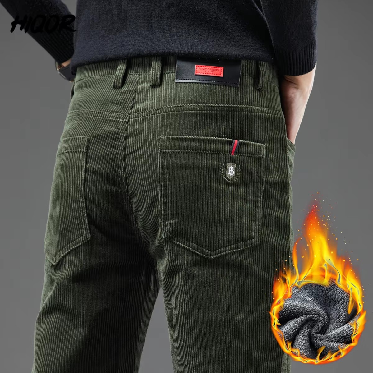 Corduroy Pant Warm - Pantalon d'hiver en velours côtelé pour