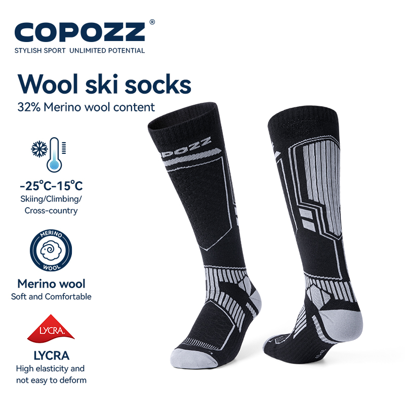 Thermal Sock Wool - COPOZZ laine mérinos hiver chaussettes de