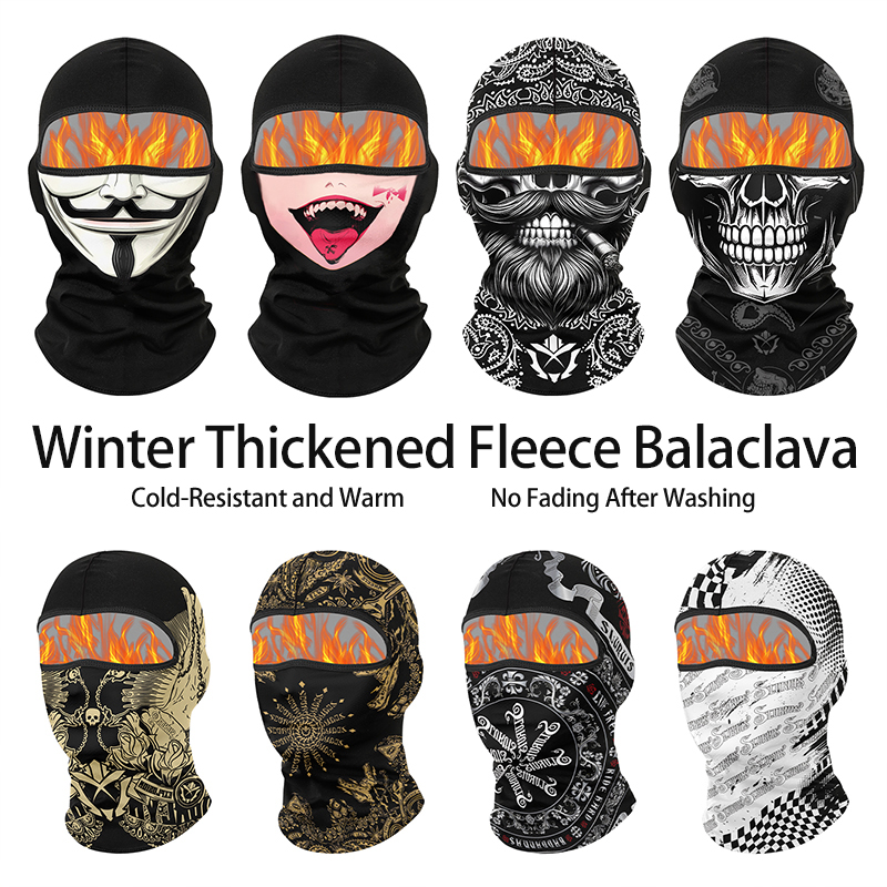 Balaclava Ski Mask - Cagoule chaude d'hiver en velours pour
