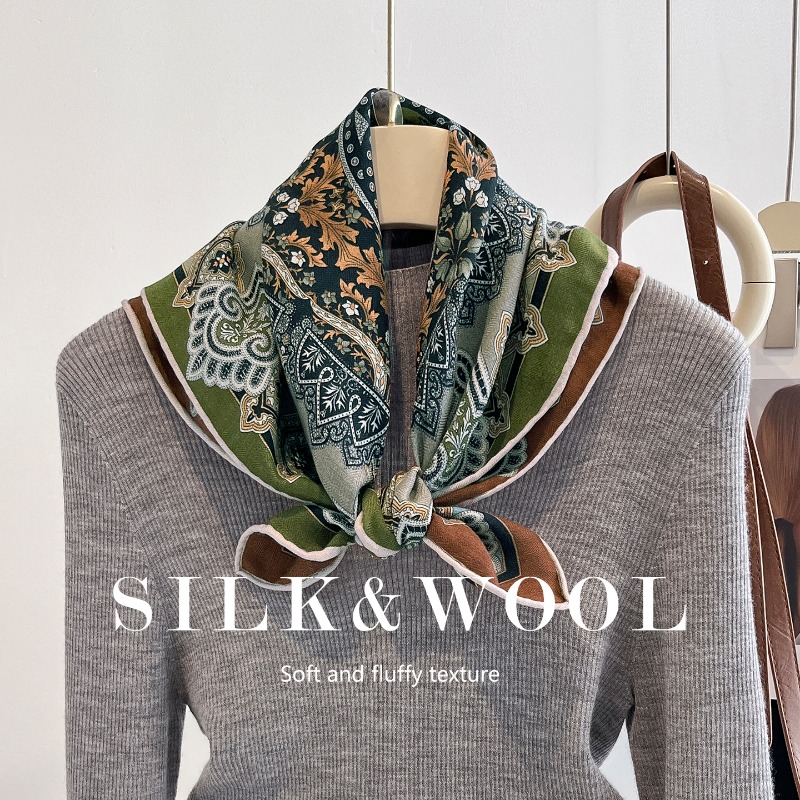 Foulard carré Central Compass  - Shawl Wrap Winter avis et prix