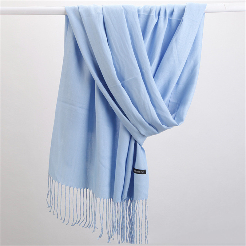 Mode couleur unie 2023 femmes  - Cashmere Pashmina Wrap avis et prix