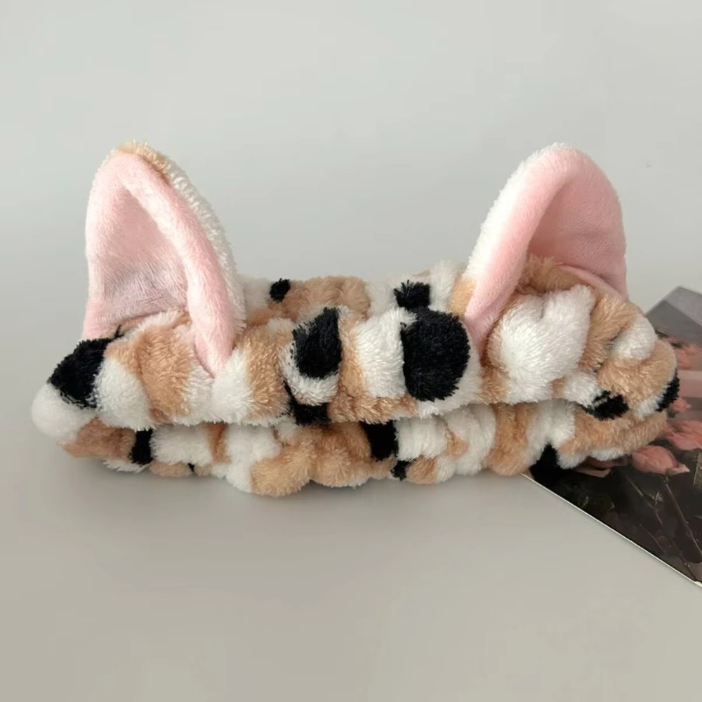 3 pièces/ensemble imprimé léop - Winter Headband Fleece avis et prix