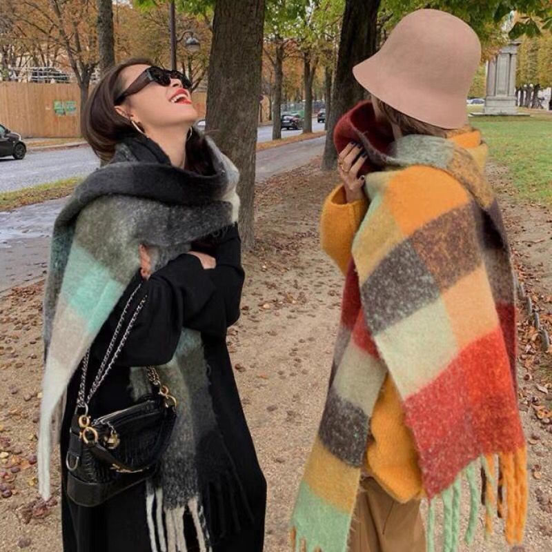Écharpe de luxe épaisse et cha - Cashmere Pashmina Wrap avis et prix