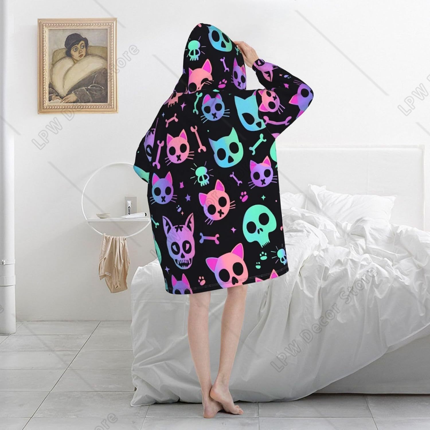 Couverture à capuche surdimens - Sherpa Hoodie Fleece avis et prix
