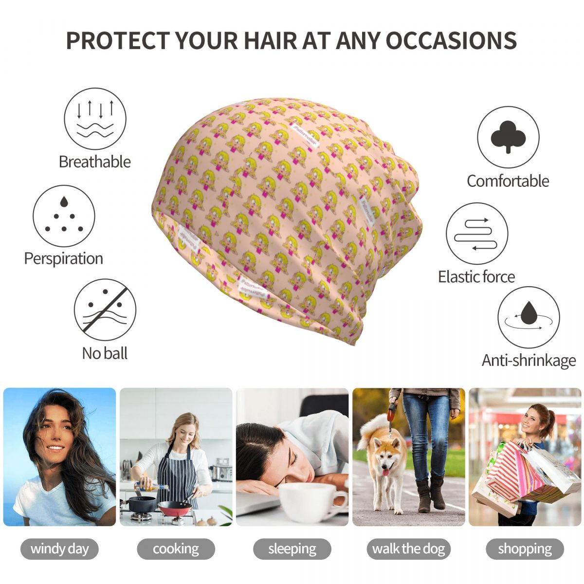 Lizzie Mcguire Cartoon Bandana - Knit Beanie Hat Warm avis et prix