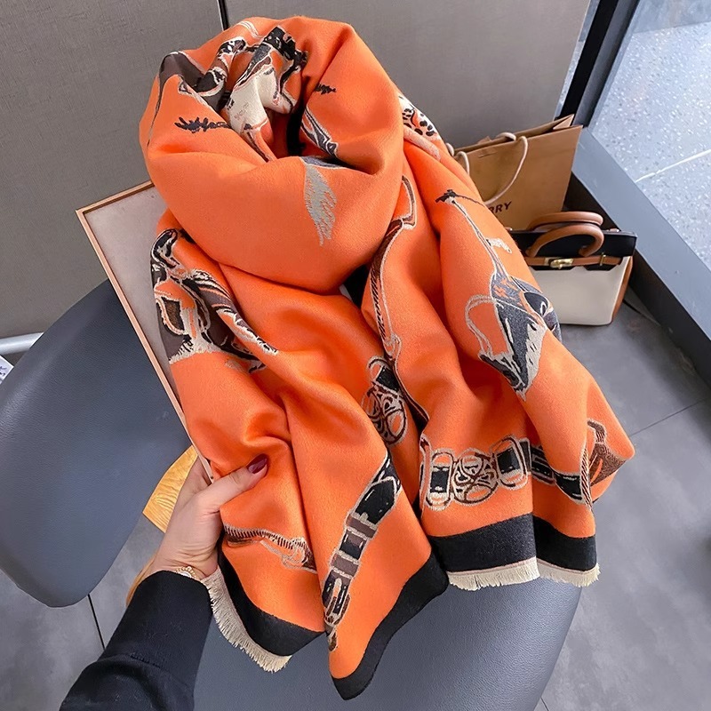 Écharpe rétro en Imitation cac - Shawl Wrap Winter avis et prix