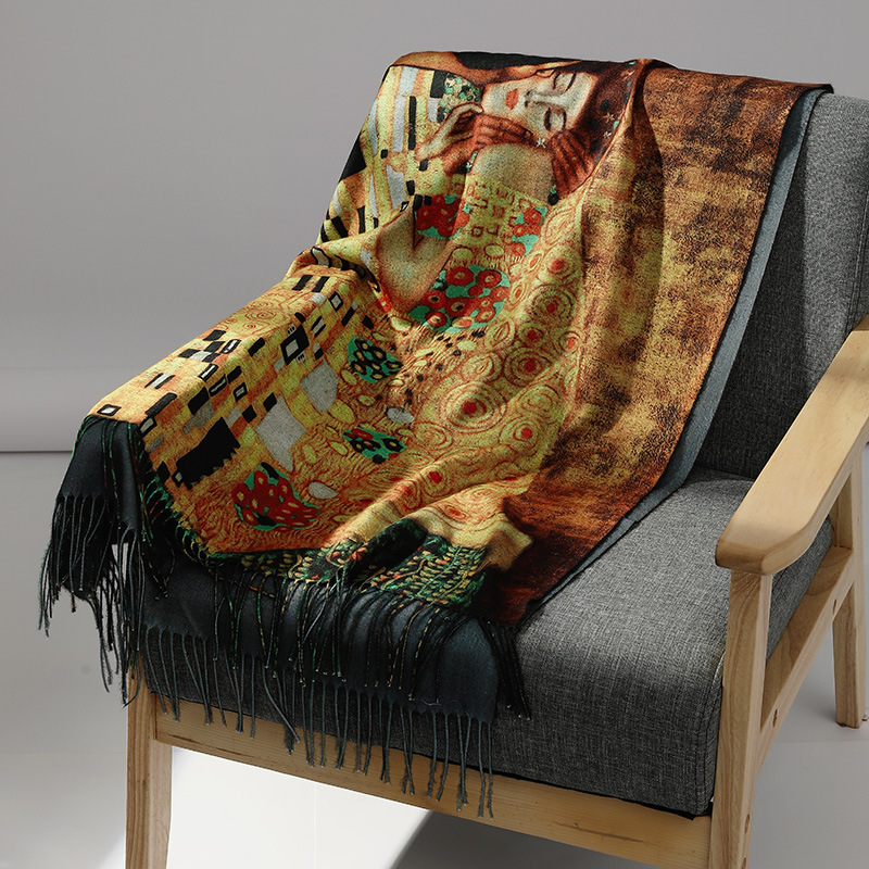 Marque de luxe peinture à l'hu - Cashmere Pashmina Wrap avis et prix